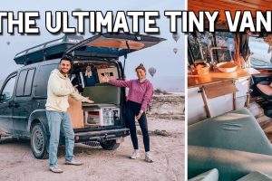 EPIC Off-Grid MICRO CAMPER – Van Tour After 2 Years!