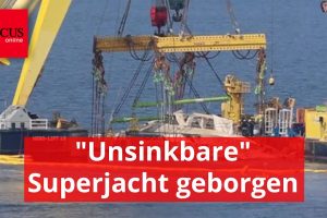 „Unsinkbare“ Superjacht geborgen – Ermittler hoffen auf Hinweise im Tresor