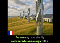 wind power — no blades, no noise, no moving parts.