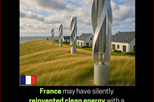 wind power — no blades, no noise, no moving parts.