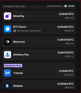 Ledger - welchen Kryptoservic...