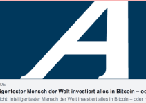 Intelligentester Mensch der Welt investiert alles in Bitcoin – oder nicht?