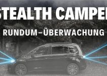 Stealth Camping Sicherheit: Rundum Überwachung im Minicamper mit kabellosem Rückfahrkamera System