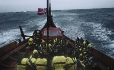 Draken in the North Sea storm