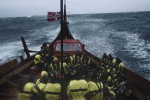 Draken in the North Sea storm